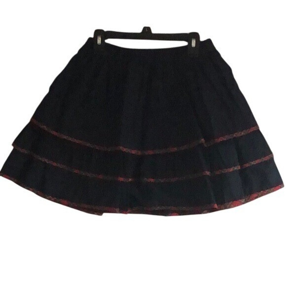 Lands' End Girls‎ blue/navy Skirt  Size 14 100% cotton